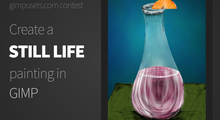 Create a still life painting in GIMP!