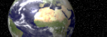 Create a live 3D-Earth with live clouds!