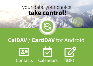 DAVx⁵ – CalDAV / CardDAV Android app