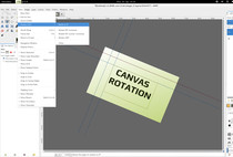 Canvas rotation feature