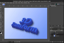 The new 3D transform tool