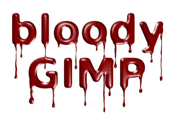 Smelting text Creating blood text — Tutorials — gimpusers.com