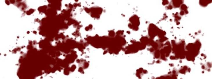 Creating a bloody splatter texture